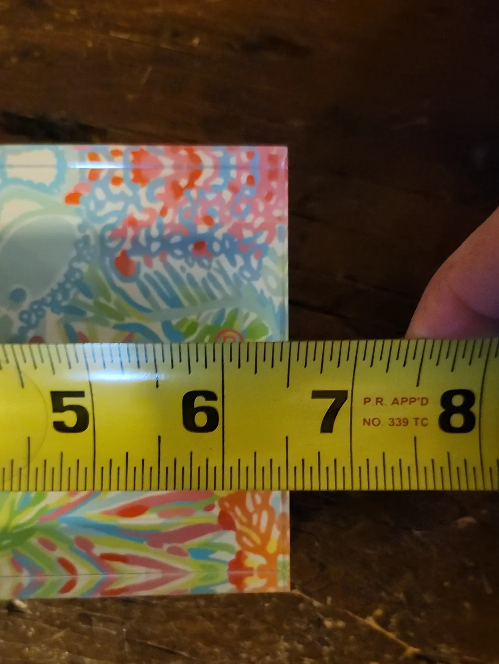 Vtg Lilly Pulitzer Colorful Acrylic Store Display Plaque